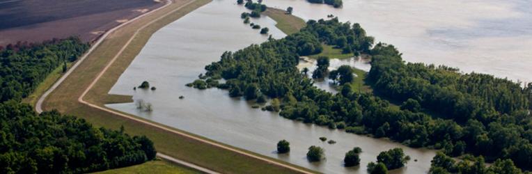 Example of a setback levee